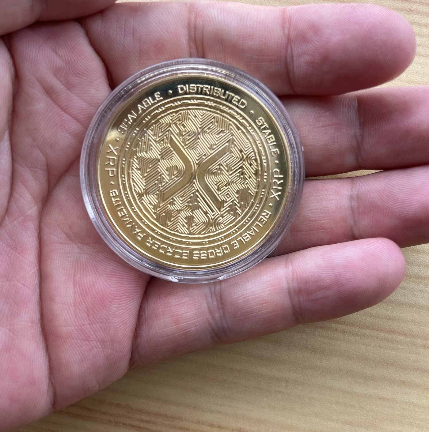 Amazon | 2021年版XRPコイン物理暗号コインリップル暗号通貨暗号ビットコインノベルティホビー記念コイン 通販