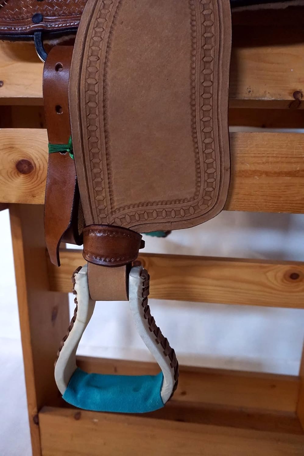 HUMAYL SADDLERY 8" inches Seat Pony Kids Miniature Children Horse Saddle Western Equestrian Trail Premium Quality Handmade Leather for Horse Riding and Best Horse Rider 8" inches Horse Saddle, PONY129