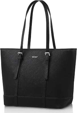 TANTOMI Tote Bag for Women Vegan Leather Purses and Shoulder Handbags Large Top Handle Bag with Compartments