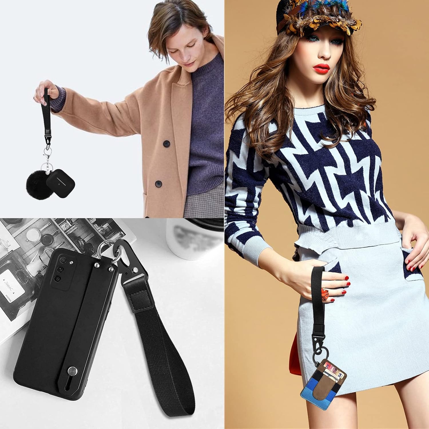 Idakekiy Wristlet Strap for Key, Hand Wrist Lanyard Key Chain Holder for Men and Women - Image 5