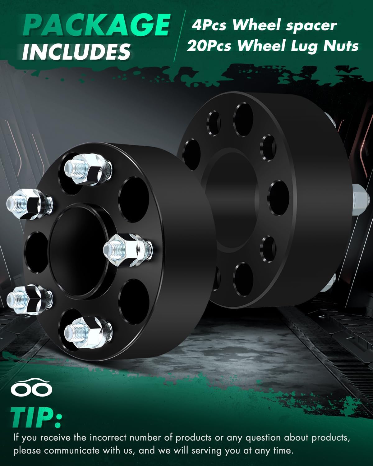 SCITOO 4Pcs 5x4.5 Wheel Spacers 2" Bore 66.1mm Studs 12x1.25 5Lug Wheel Spacers Fit for Nissan 240SX 1995-1998, 300ZX 1984-1996, 350Z 2003-2009, 370Z 2009-2021, Altima 2002-2022