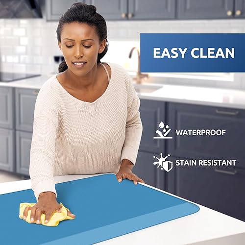 Miniatura 139 de KitchenClouds - Tapete antifatiga acolchado para cocina, impermeable, antideslizante, cómodo, para escritorio de pie, fregadero y oficina, 17.3 x 39