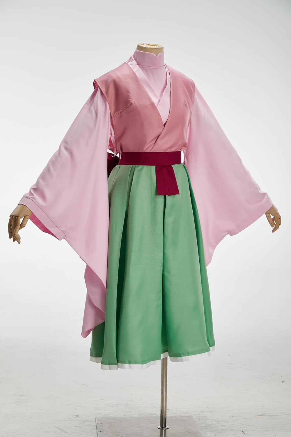haikyuu Women Hunter Cosplay with Hair Accessories Kimono Top Skirt Vest Costume Halloween Comic Con image 3