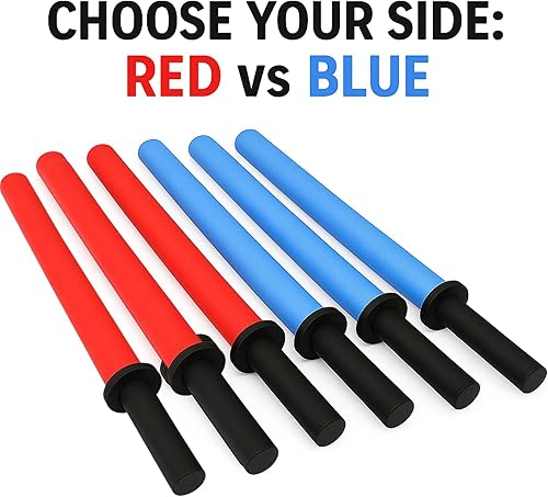 Miniatura 3 de Set de 6 espadas sable de espuma ligera 29 pulgadas