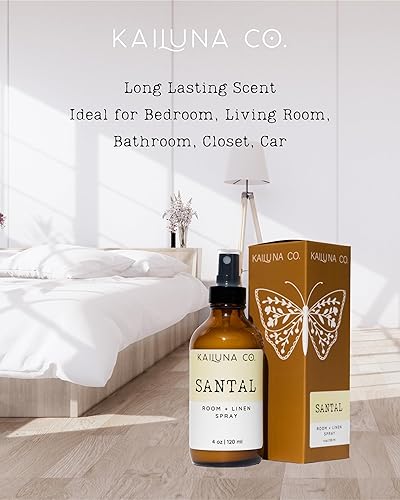 Miniatura 4 de Santal Artisan Natural Room and Linen Spray with Pure Essential and Fragrance Oils, Made in California (4 oz), 33