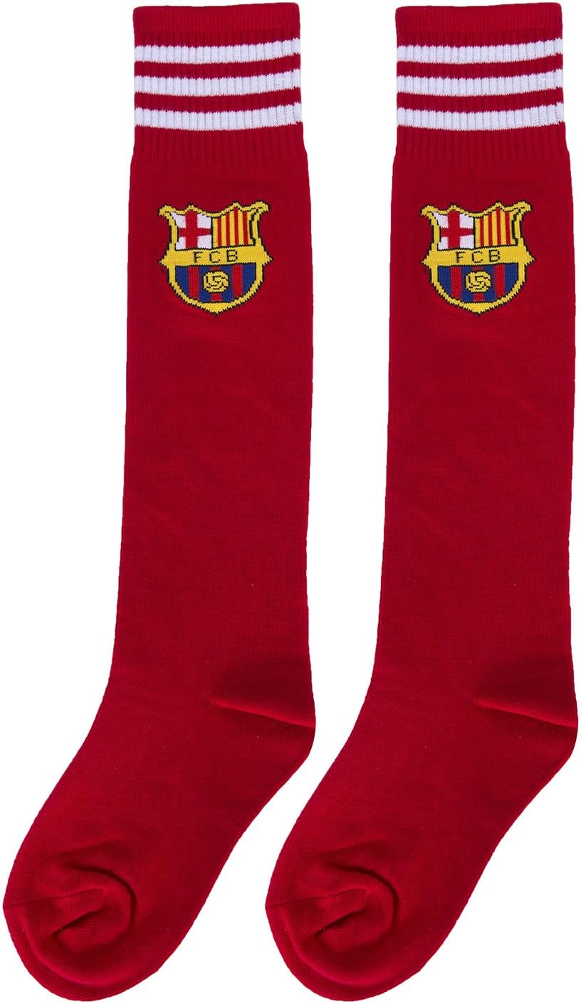 Barcelona Soccer Team Club Athletic Gift Sports Socks for Kids/Youth