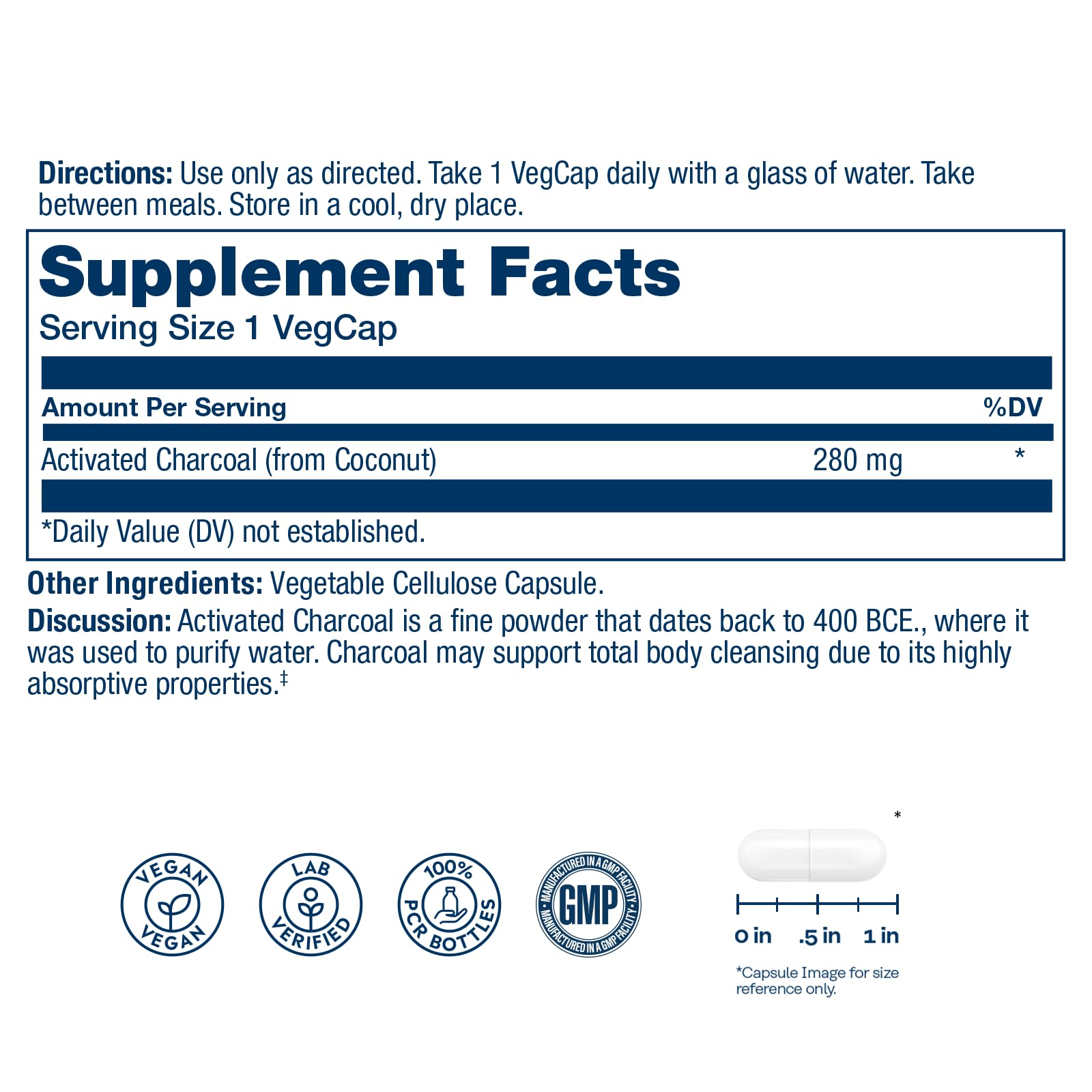 SOLARAY Activated Charcoal Supplement - 90 Count VegCaps — Amazon image 2