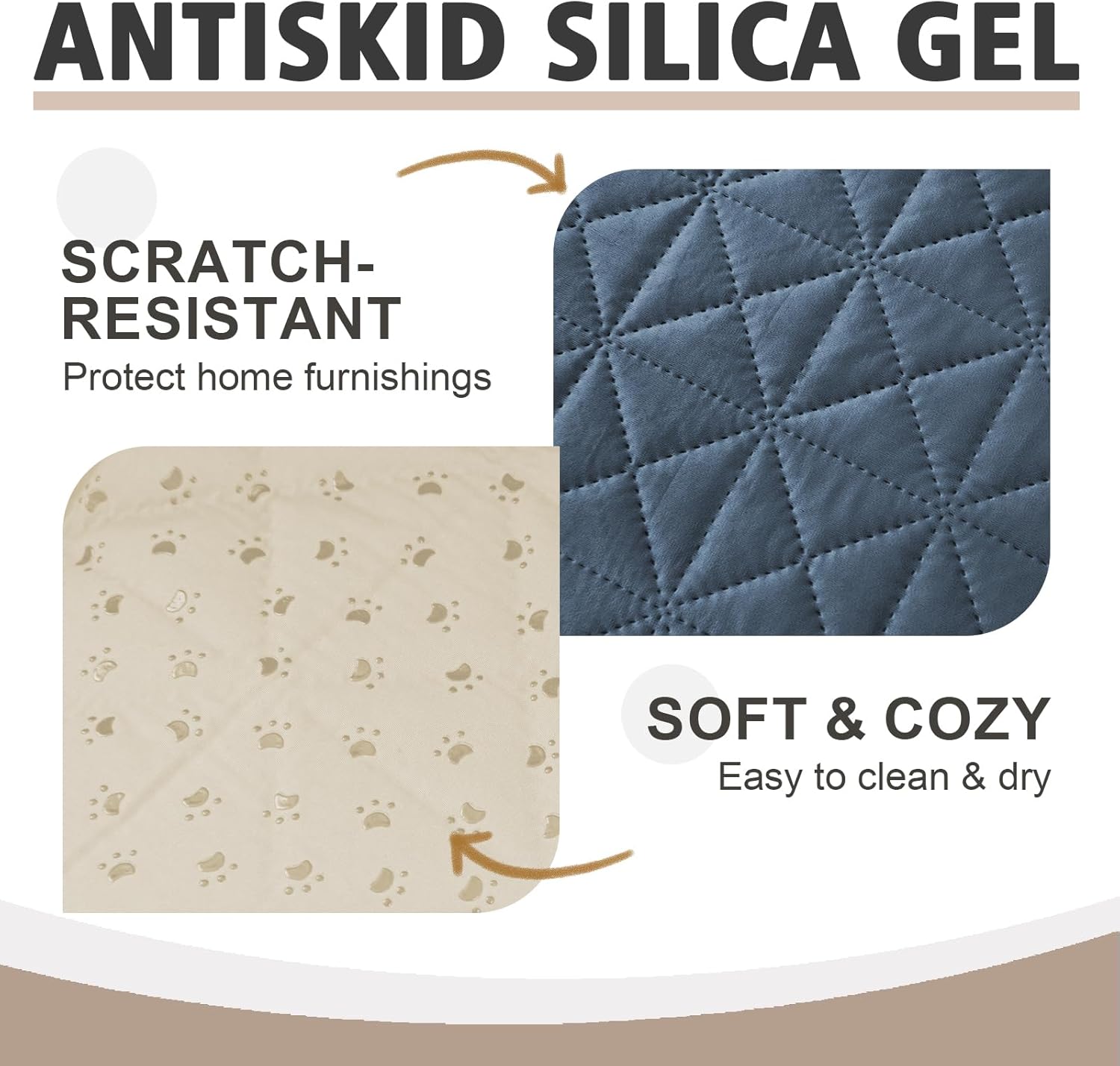 Ameritex Sofa Cover Waterproof for Seats Couch Cover for Dogs Pet Couch Cover Velvet for Chair Loveseat Sofa Machine Washable