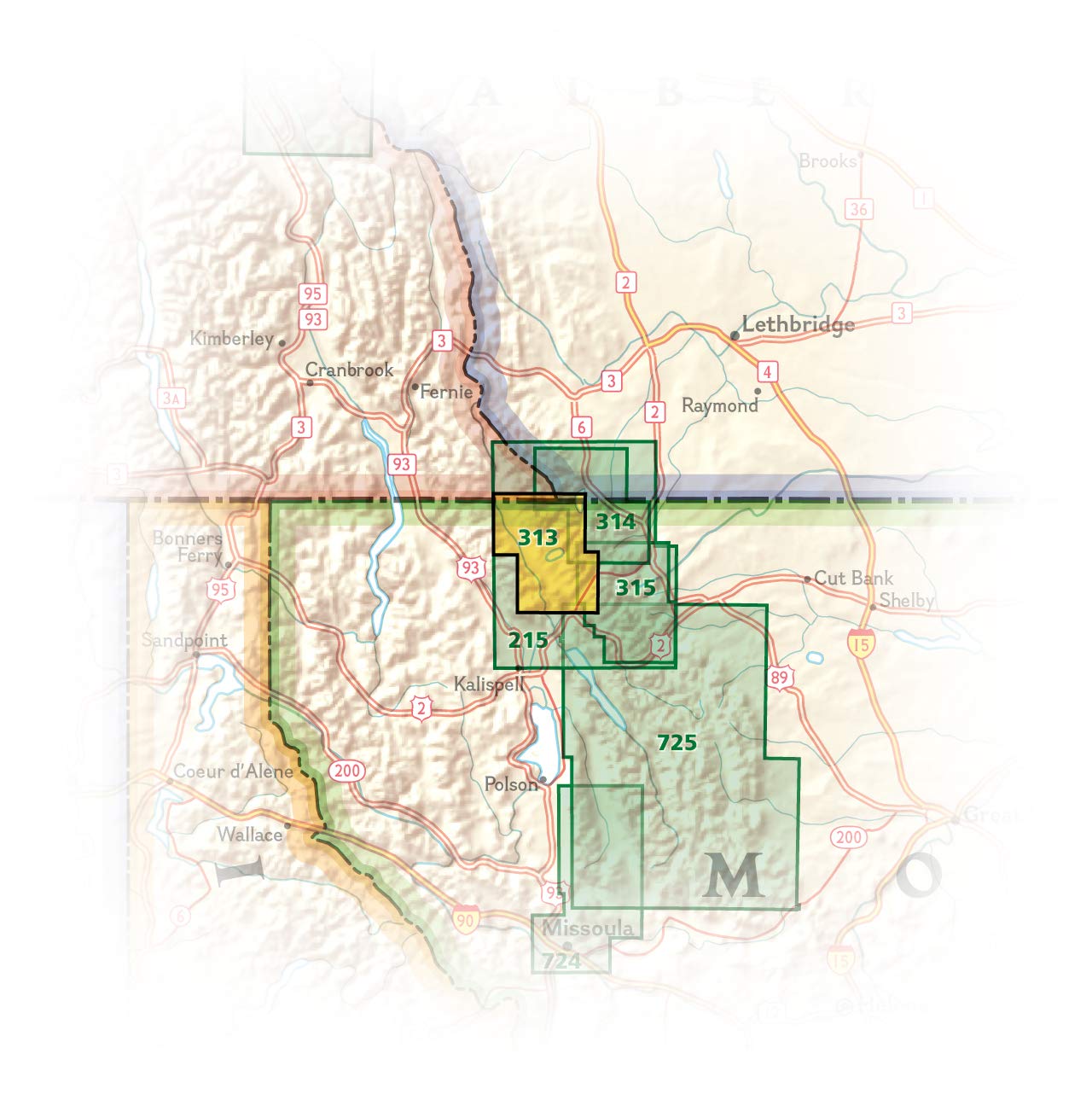 North Fork: Glacier National Park Map (National Geographic Trails Illustrated Map, 313) - Image 6