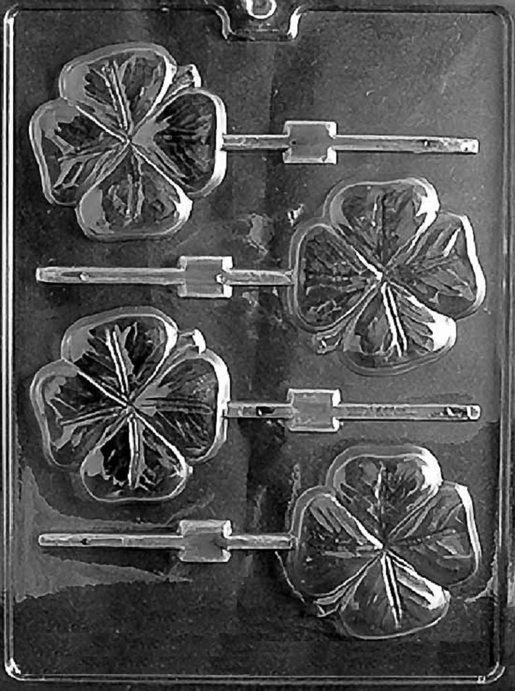 Grandmama's Goodies P002 4 Leaf Clover Chocolate Candy Soap Mold-image-21