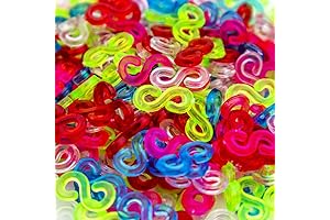 Creammuffin S Clips Rubber Band Bracelet Connector - Premium Quality Creative Bracelet Making Supplies
