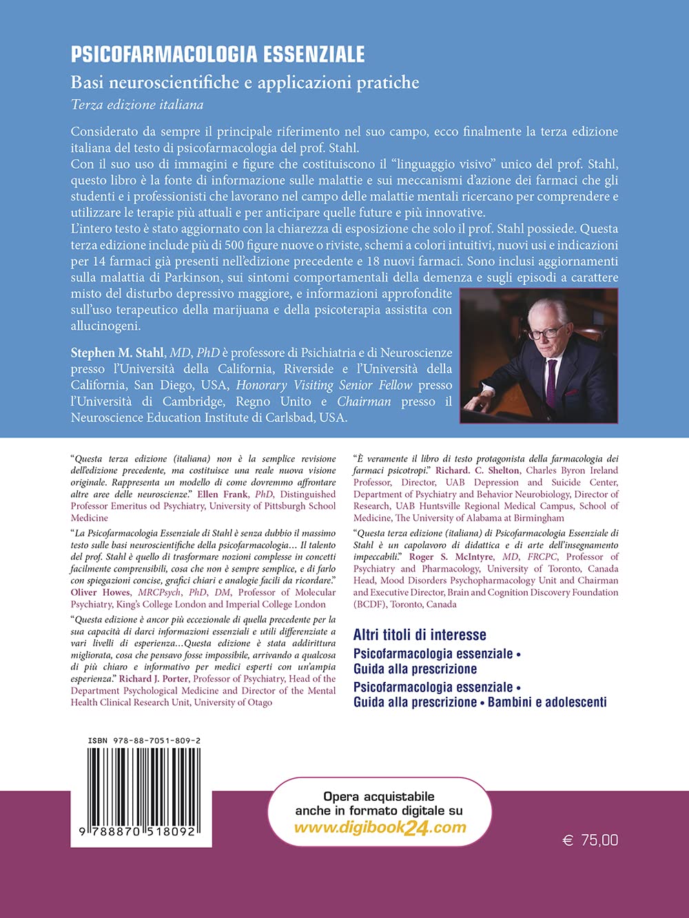 Psicofarmacologia essenziale. Basi neuroscientifiche e applicazioni pratiche
