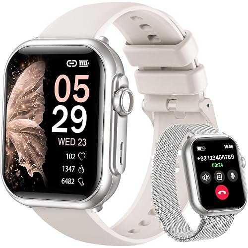 Smart Watch for Women,Health Monitor Fitness Watch for Android iPhone 2Band