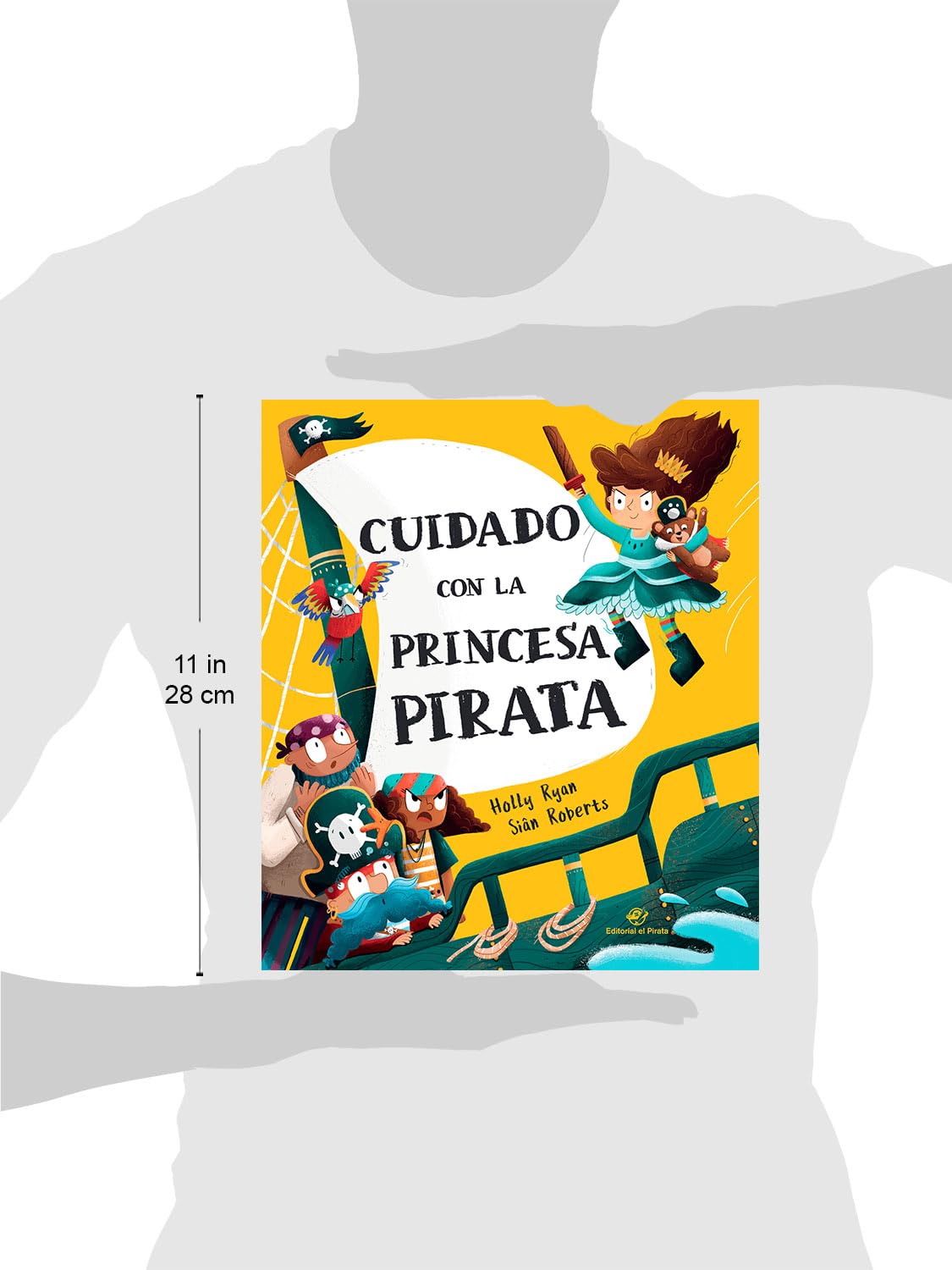 Cuidado con la princesa pirata: Libro emocionante de aventuras, 3-6 años, letra de imprenta; contar a partir de 3 años, leer a partir de 6; texto rimado, divertido (SIN COLECCION)