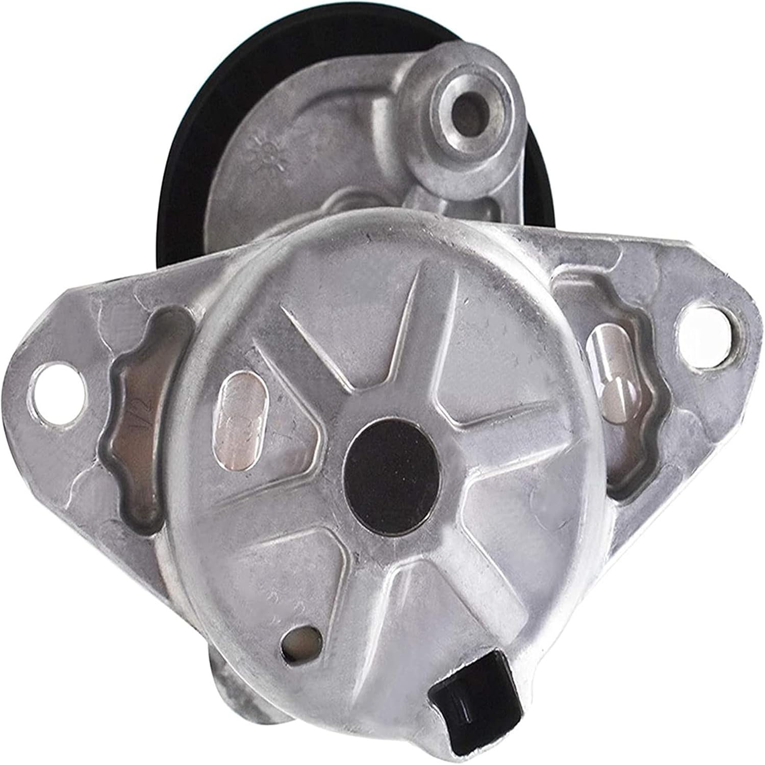 munirater Belt Tensioner With Pulley + Idler Pulley Set (Total 4pcs) Replacement for C300 C350 E350 S550 CLK350 R350 ML350 2722021419 2722000270 2722000070