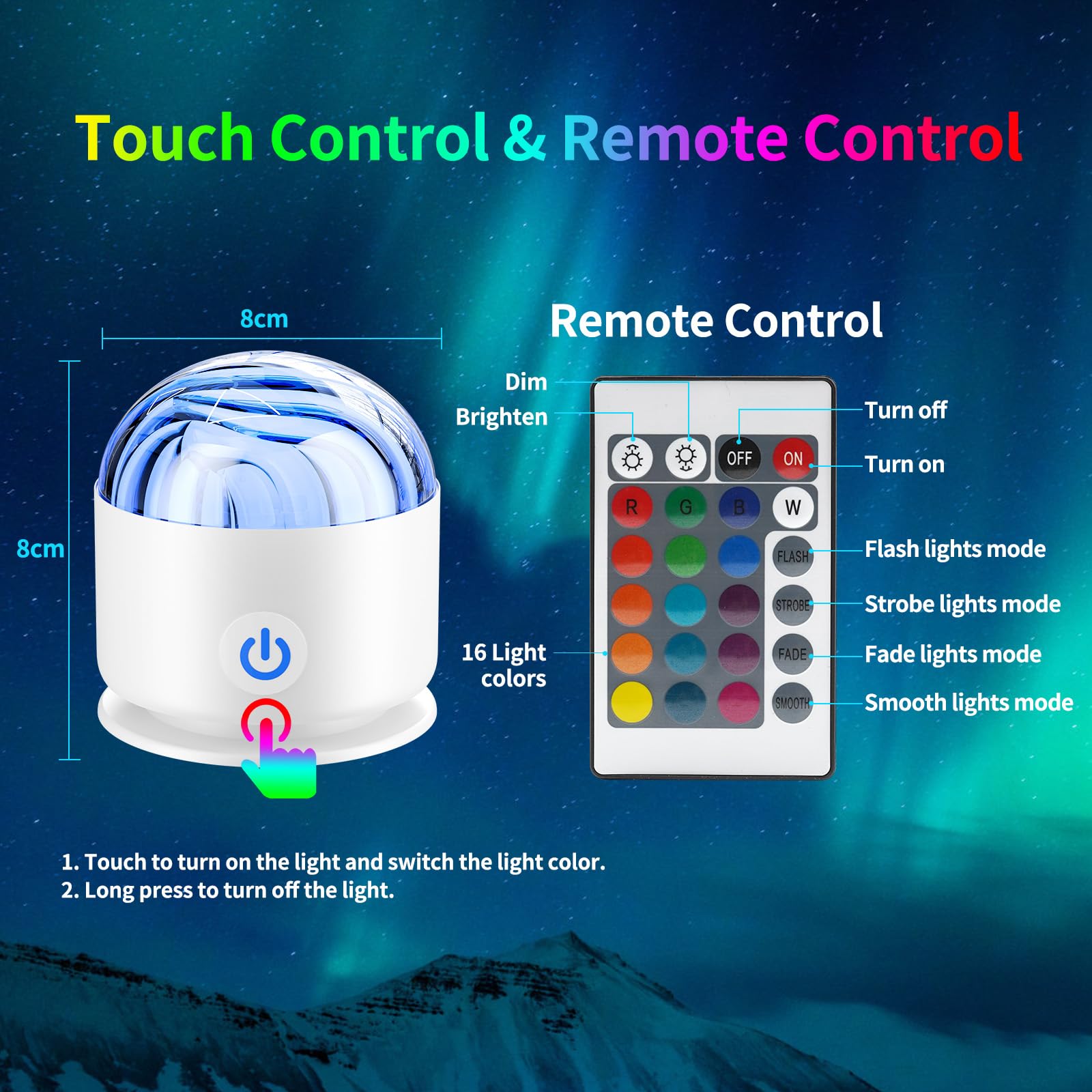 Projecteur Galaxy Fokky - Astronaute, Ciel Étoilé Nébuleuse, Télécommande, Rotation 360°, Enfants/Adultes