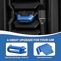 Vista 6 de para Bronco - Ajuste de salida de aire acondicionado 4 piezas, cubierta de ventilación de salida de aire central compatible con accesorios Azul