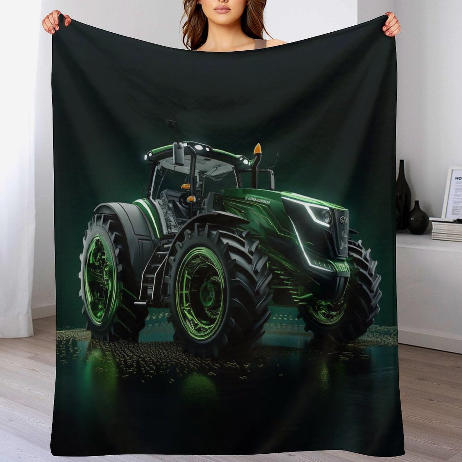Couverture tracteur pour un séjour cocooning sur le canapé en quatre saisons