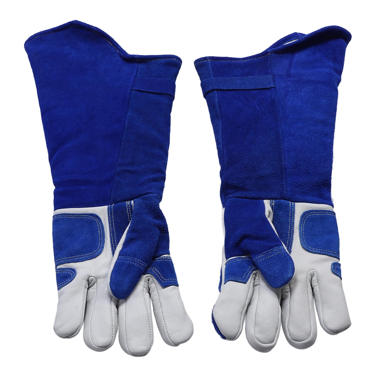 Animal Handling Gloves, Thick Leather Long Sleeve Gloves, Anti Scratch Bite Proof for Training Dog Cat Bird Reptiles