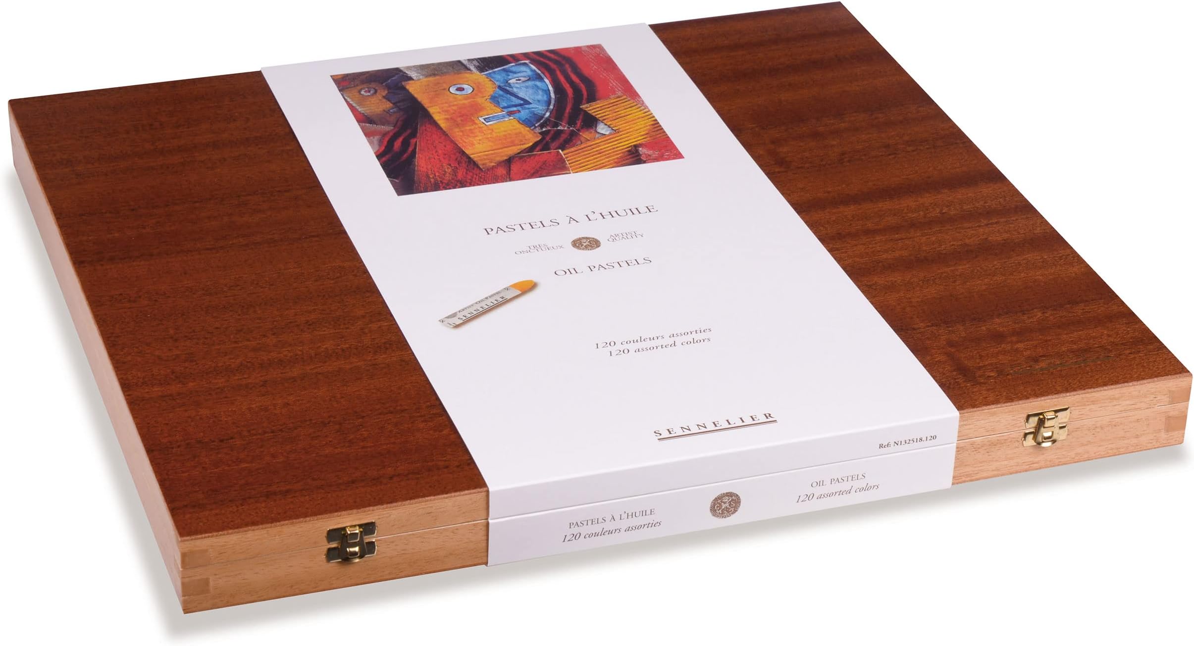 SENNELIER Oil French Pastel for Professional Artists, Wooden Box Set of 120