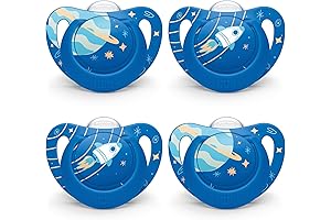 Nuk Space Boy Orthodontic Pacifiers: The Perfect Choice for Growing Boys Aged 6-18 Months