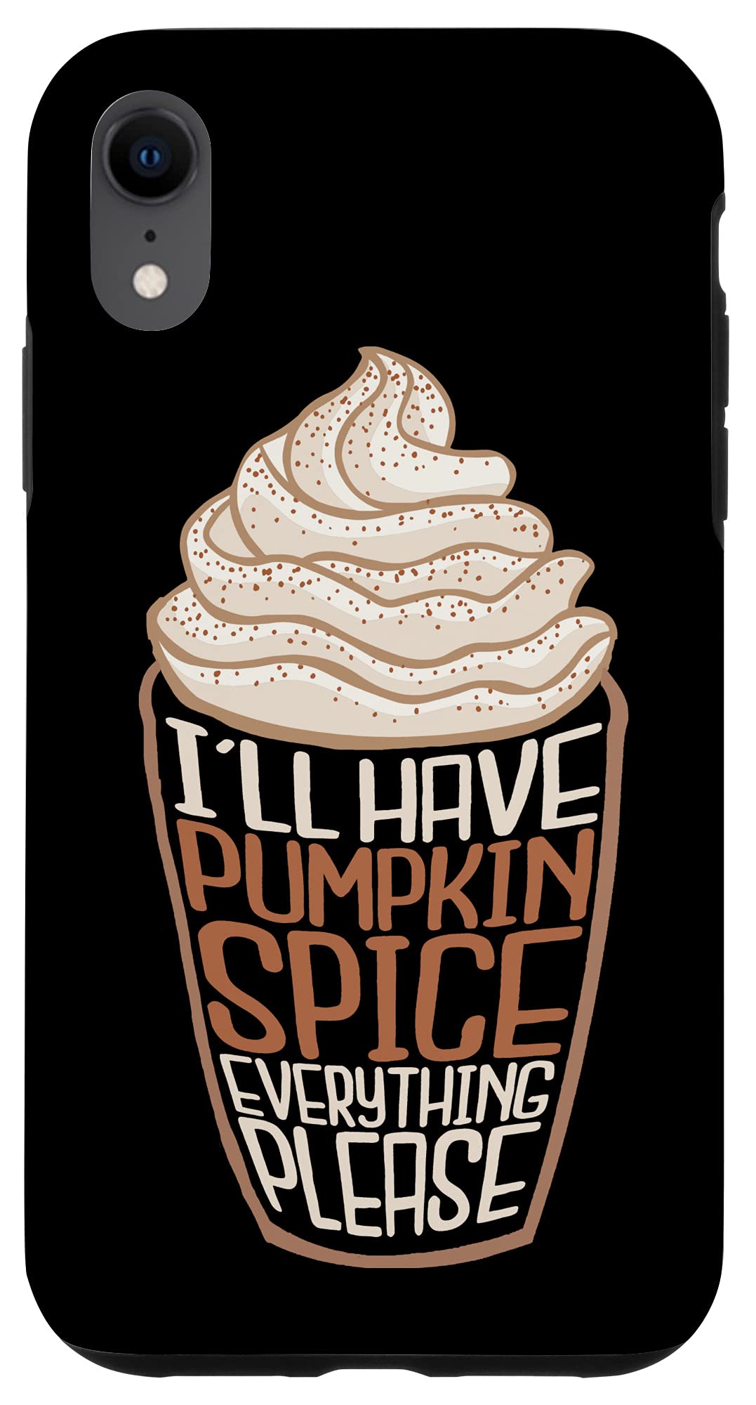 iPhone XR Halloween Pumpkin Spice Latte Costume Women & Men T-Shirt Case