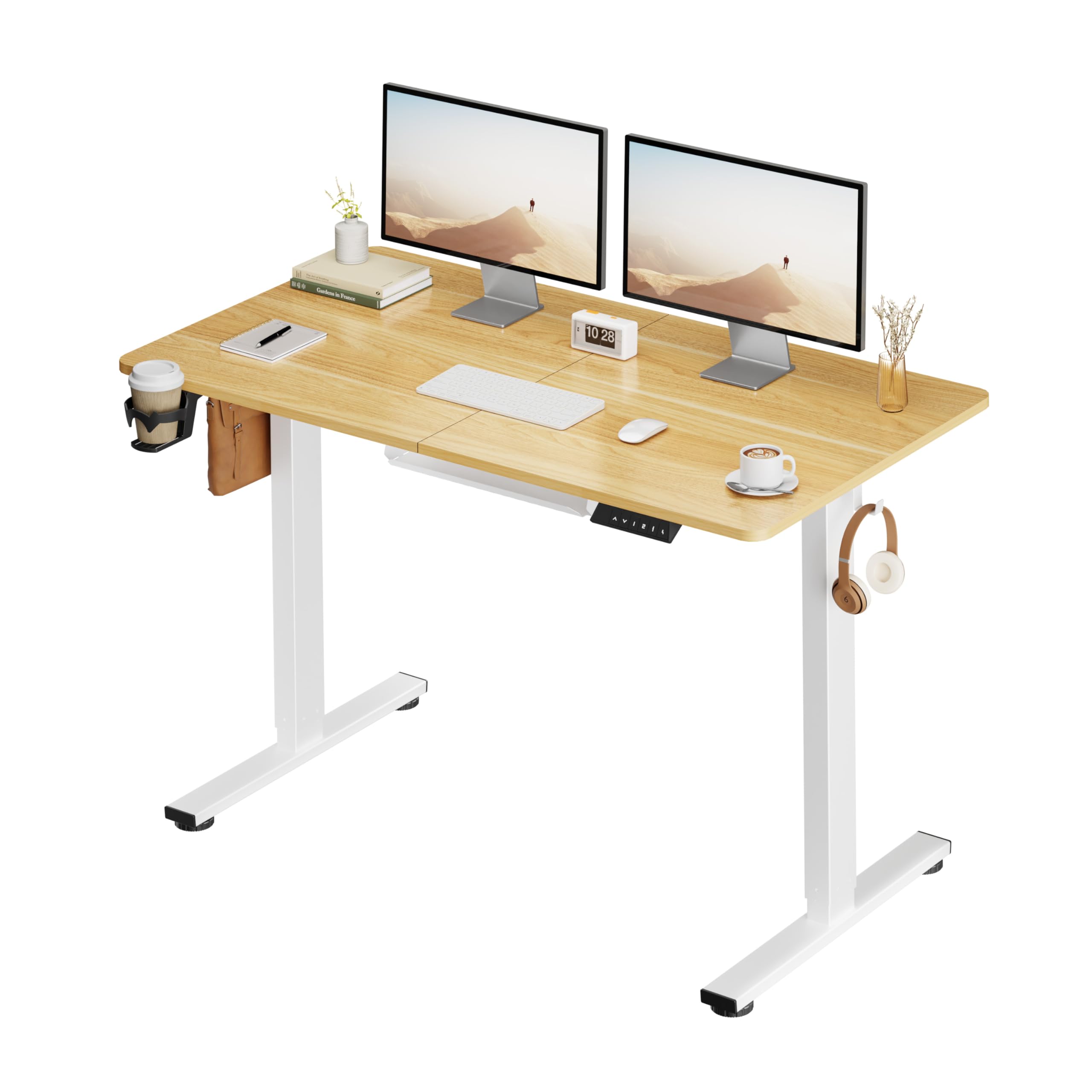 Amazon | SANODESK 電動昇降式デスク E150 高さ調節デスク