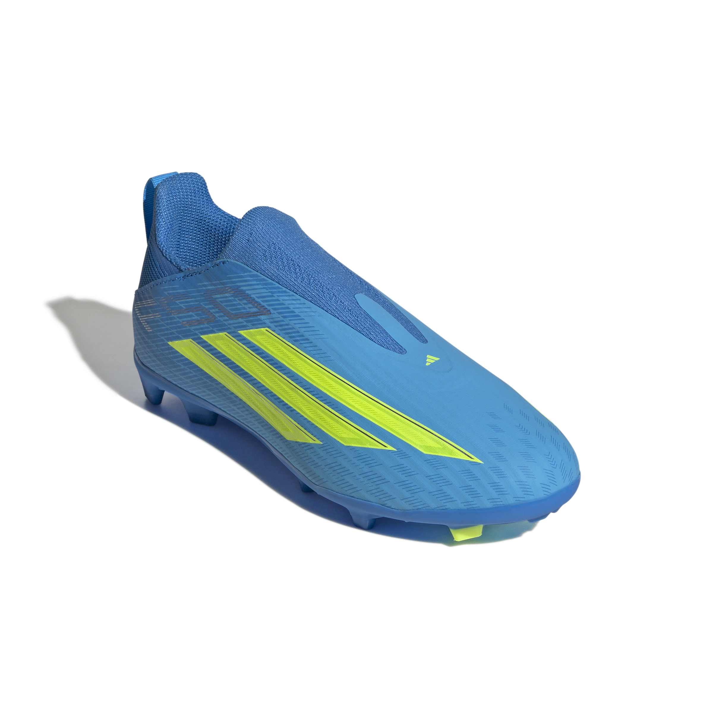 adidas Unisex Kids' Bota F50 League sin Cordones césped seco/multisuperficie niño
