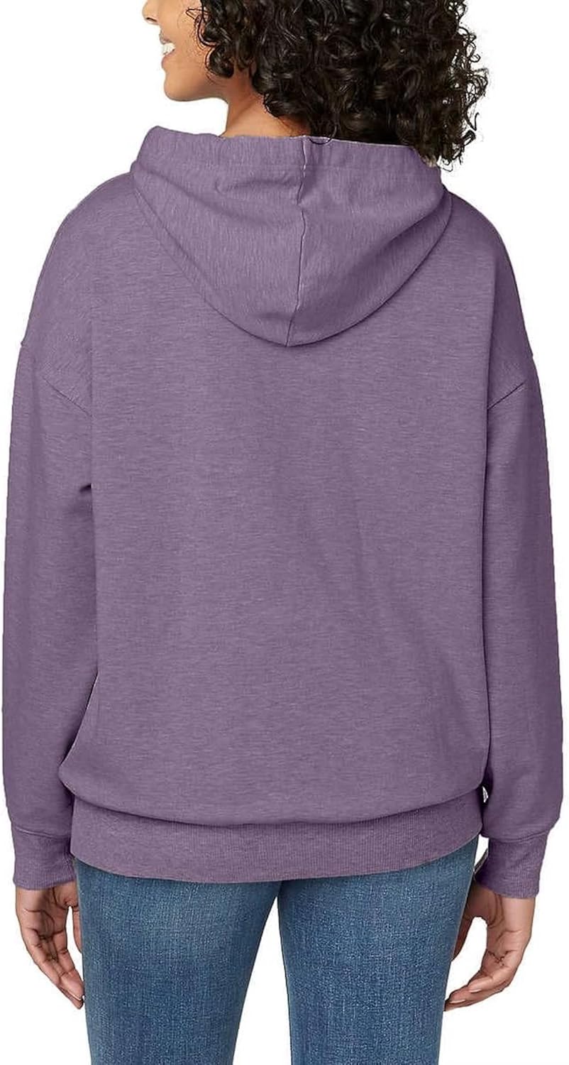 Buffalo Women Super Soft Pullover Hoodie (US, Alpha, XX-Large, Regular, Regular, Purple (Heather Mauve)) - Image 3