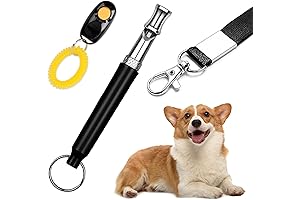 Ultrasonic Pet Training Whistle and Clicker Set