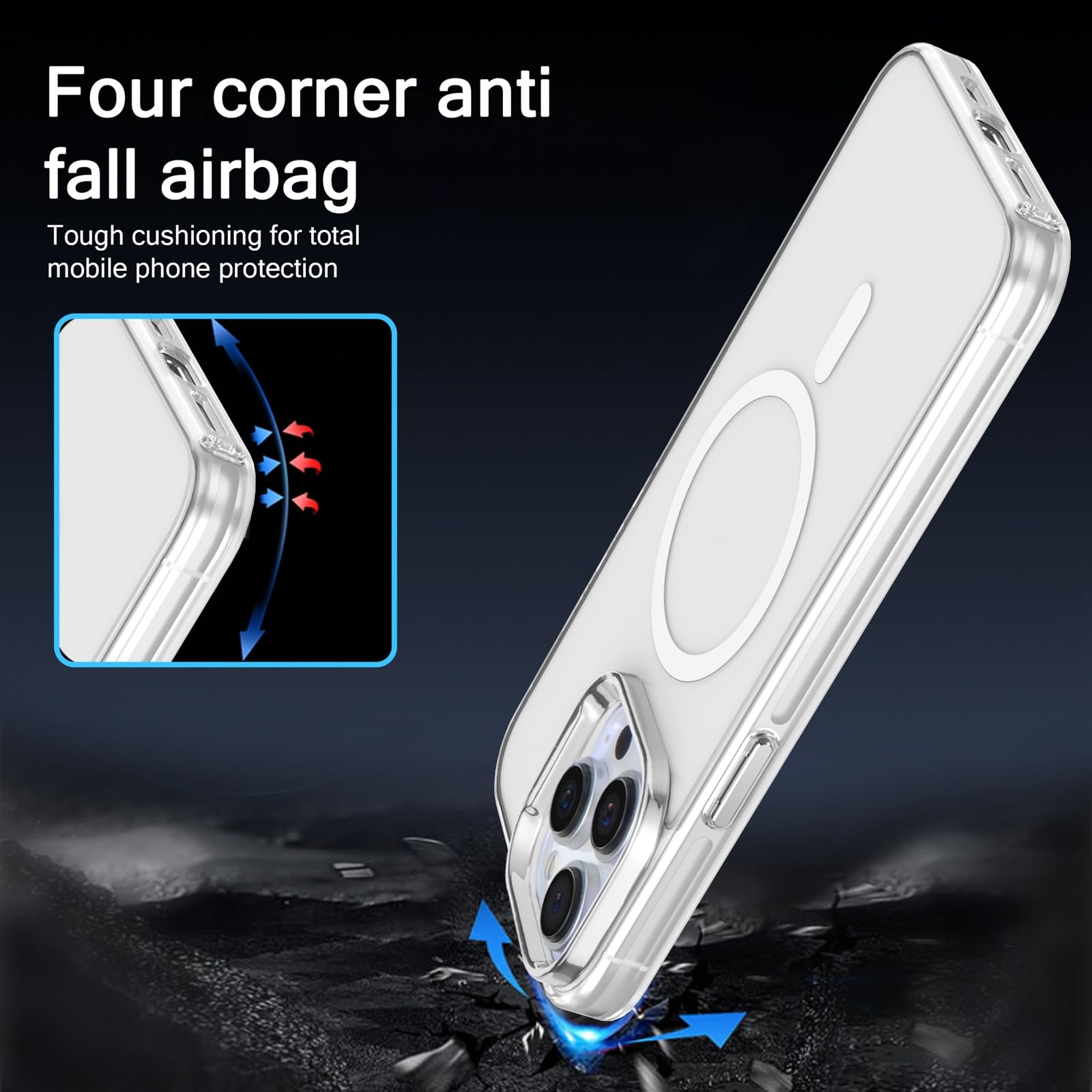 Dl3 Mobilak Case For iPhone 11 Case Crystal Clear [Not Compatible with MagSafe] Soft TPU Gel Case Flexible Silicone Anti-Scratch Transparent TPU Cover - White
