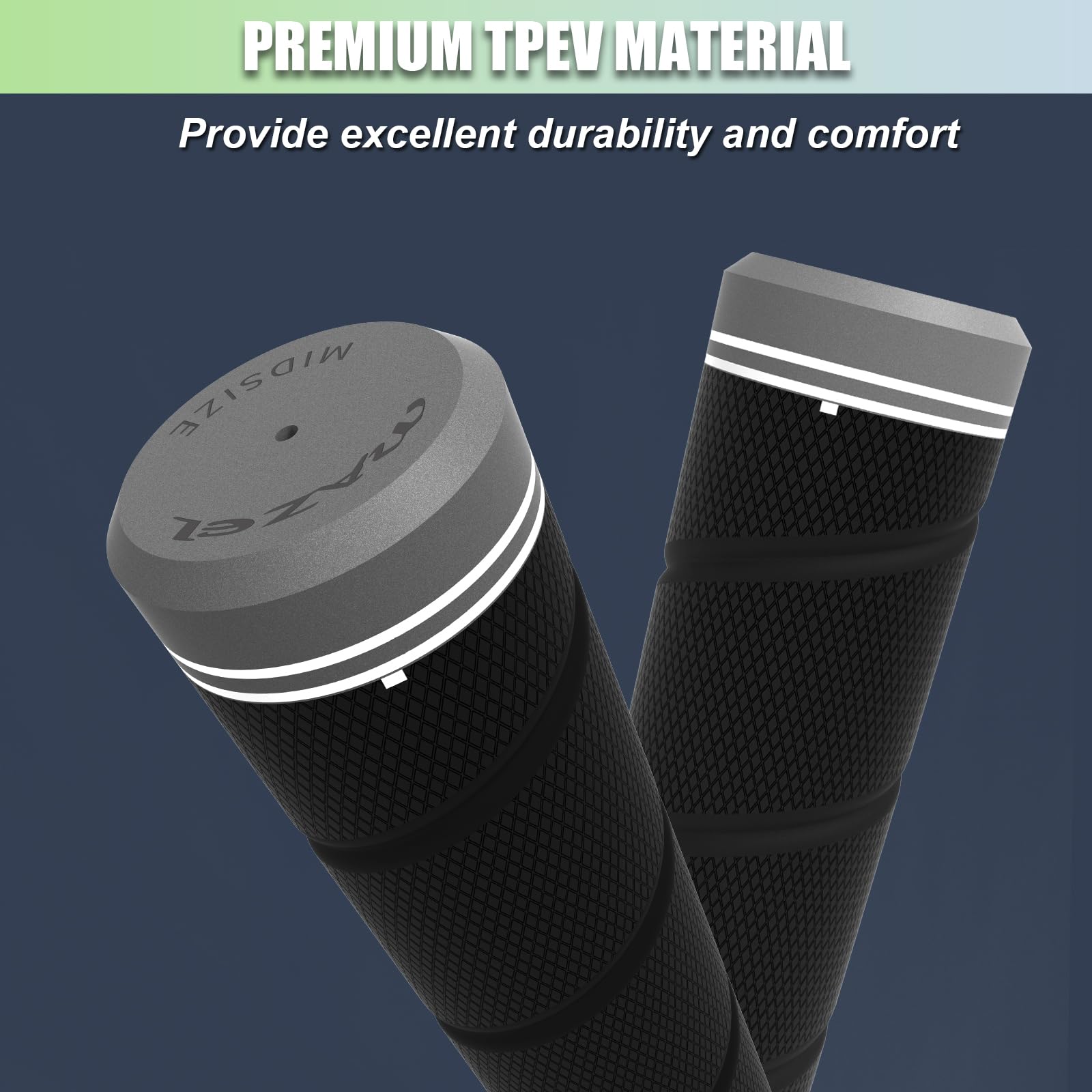 MAZEL Empuñaduras de palo de golf para hombre, paquete de 10 unidades, antideslizantes, microtextura, de alto rendimiento, tamaño mediano/estándar, opción de 5 colores