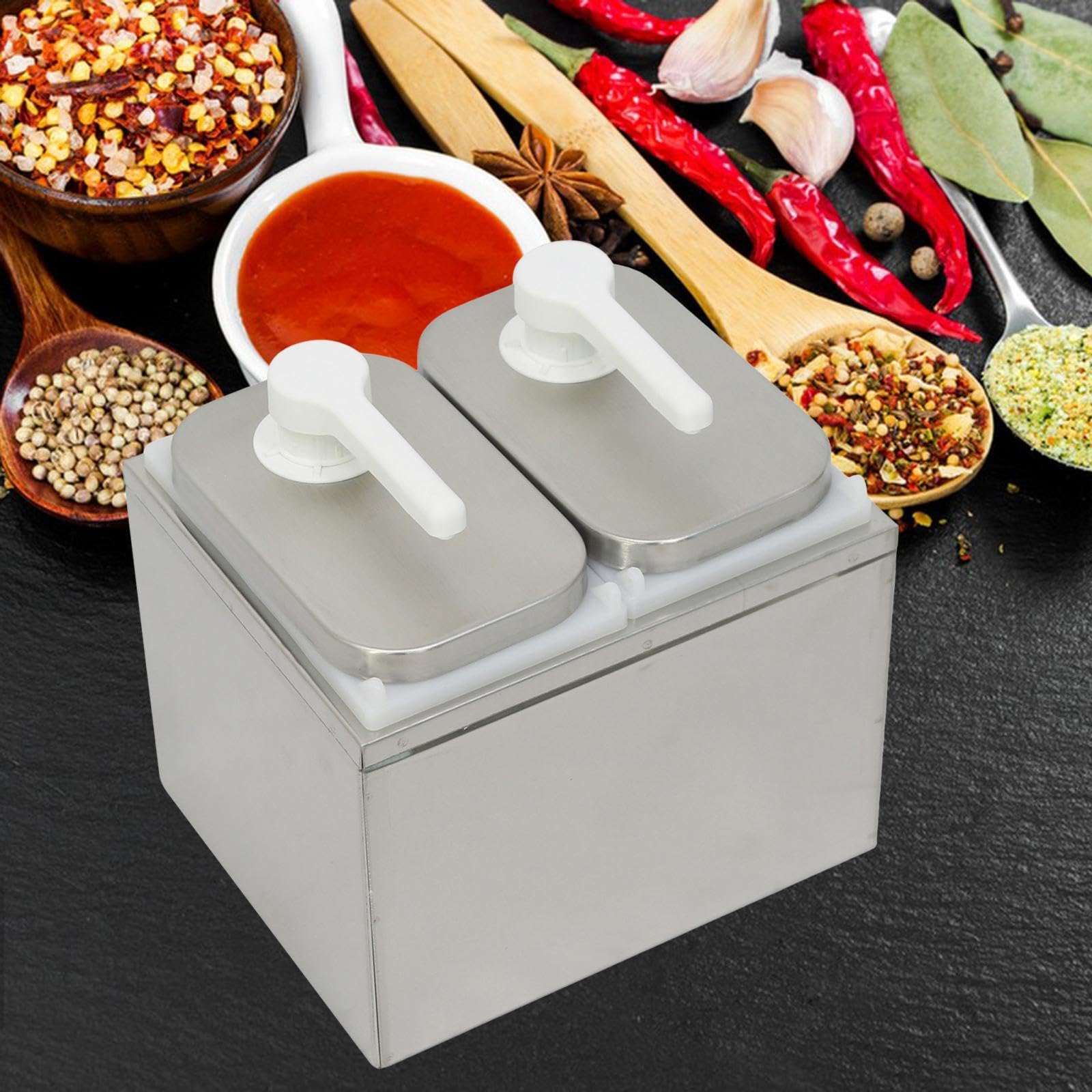 Pompa per salsa per insalata resistente, grande capacità, staccabile, facile da usare in cucina, non preoccuparti dell'intasamento della salsa, pompa