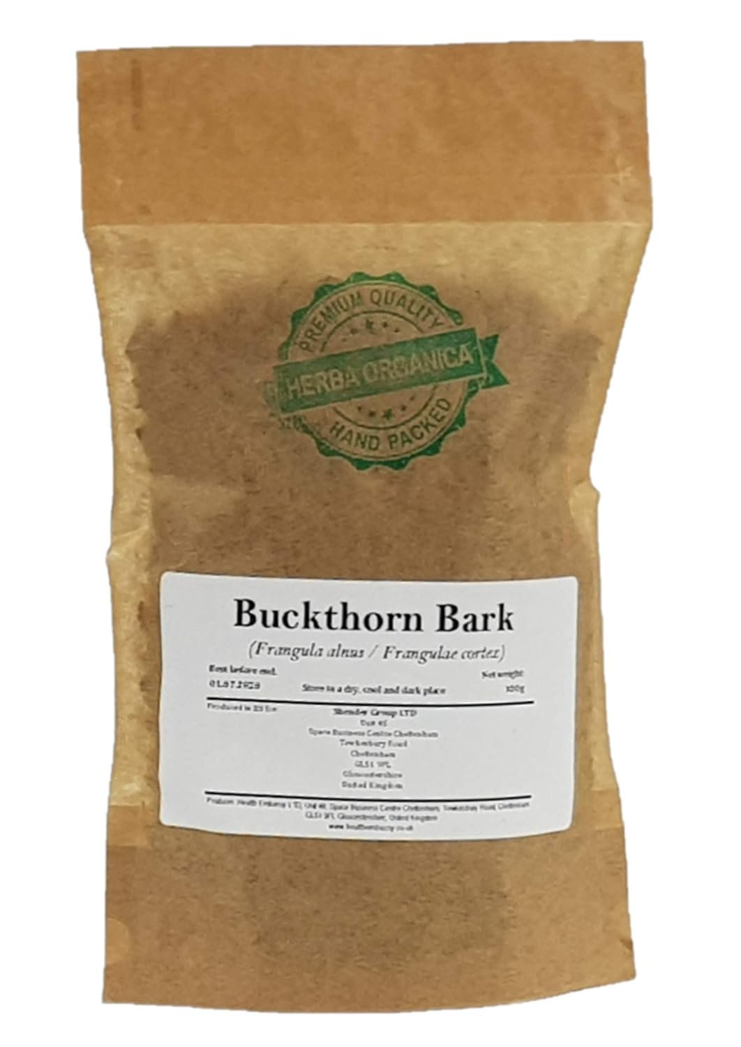 Herba Organica Buckthorn Bark - Frangula Alnus L - Herbal Tea (100g)