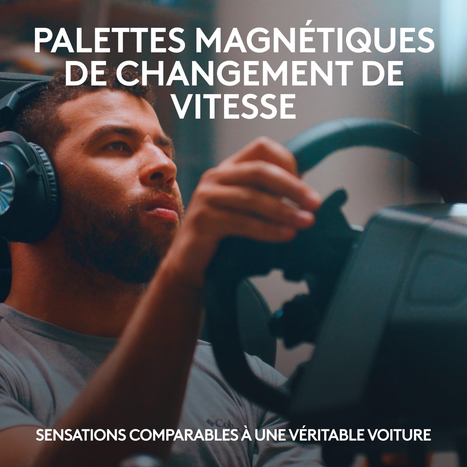 Logitech G PRO Racing Wheel pour PC, Direct Drive 11 Nm, TRUEFORCE, palettes magnétiques de changement de vitesse, double embrayage, écran OLED, relâche rapide, dispositions boutons PRO - Noir
