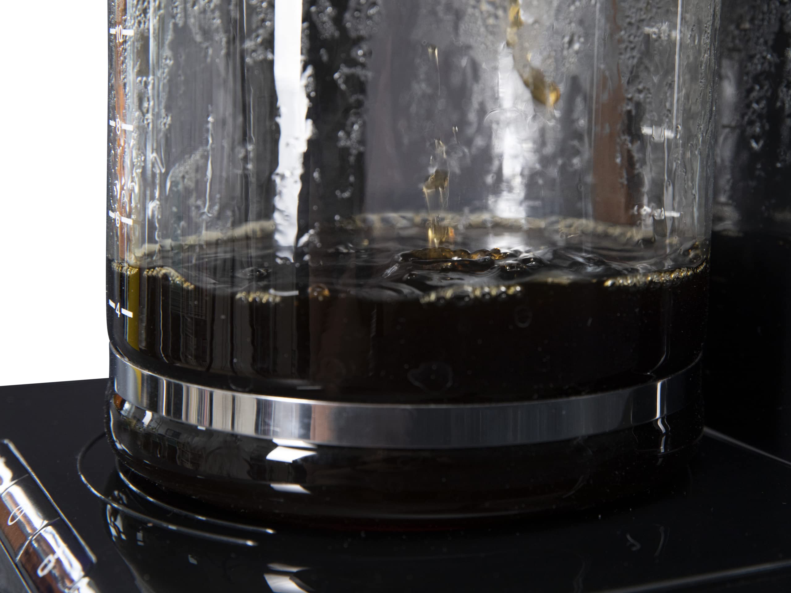 Gastronoma Cafetera de filtro 1,5 L - Cafetera negra | Termo con función de mantenimiento del calor, cafetera con sistema antigoteo, apagado automático, para 10 – 12 tazas