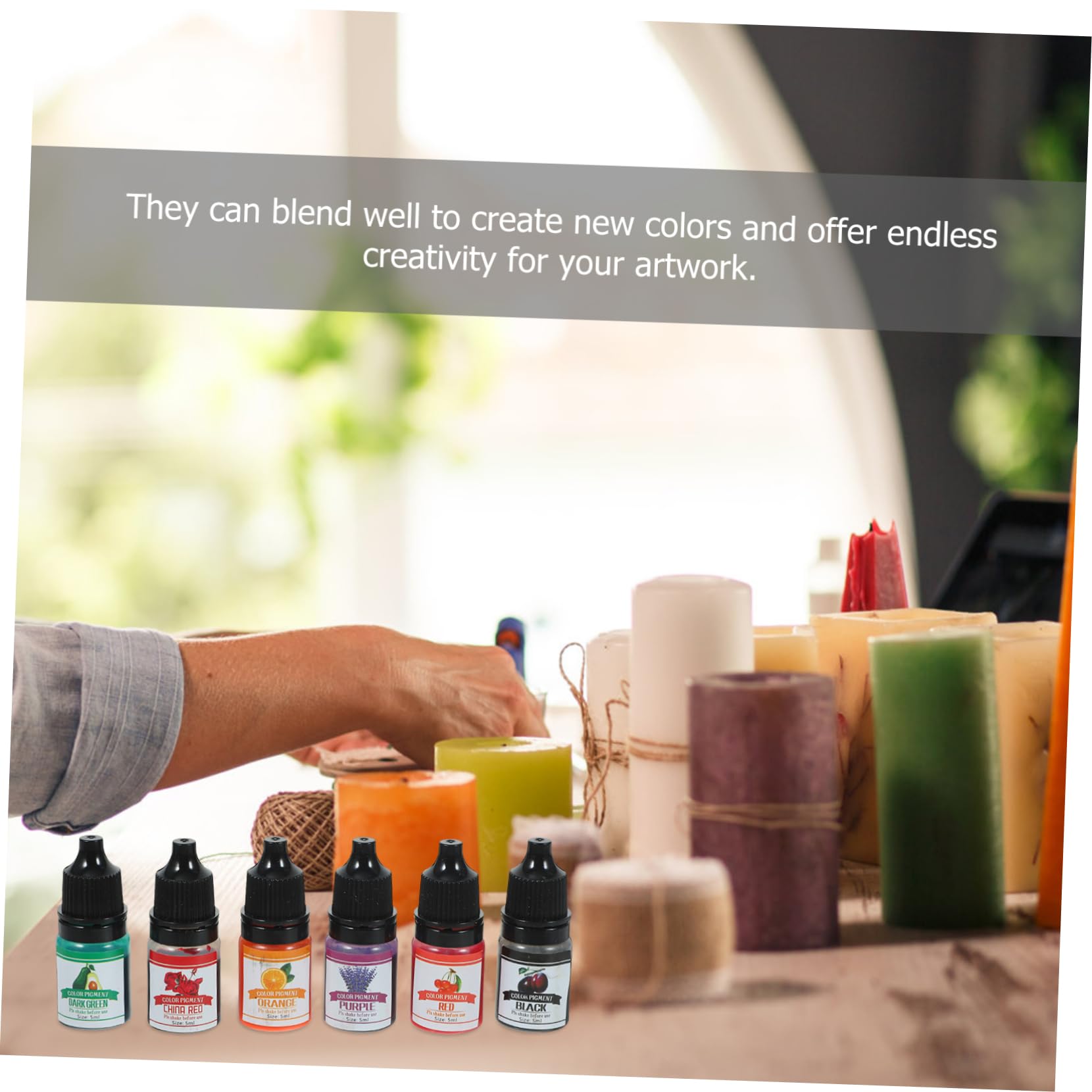 Colorantes Hechos a Mano para Resina Epoxi y Jabón Casero 5ml
