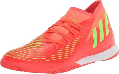 シューズ adidas PREDATOR EDGE.3 IN 275 adidas Predator Edge.3 Laceless FG - White/Solar Yellow