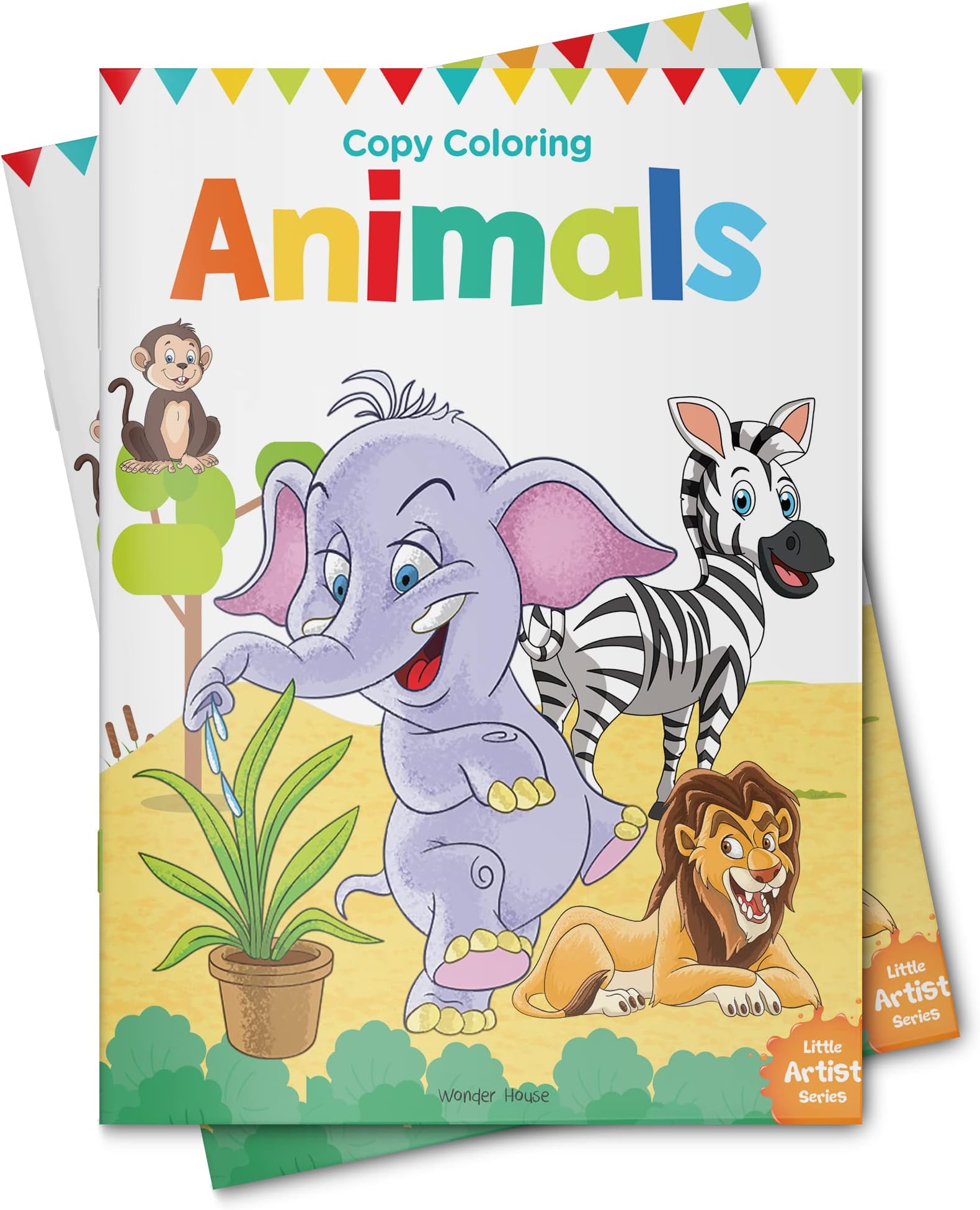Little Artist Series Animals : Copy Colour Books