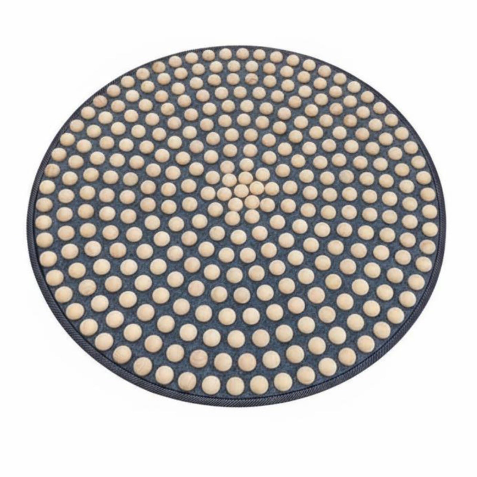 Tappetino per Digitopressione Del Piede Base Antiscivolo Tappetino Riflessologia Del Piede Portatile Accessorio Benessere per Lavoratori D'ufficio, 80CM, Senza+Palla