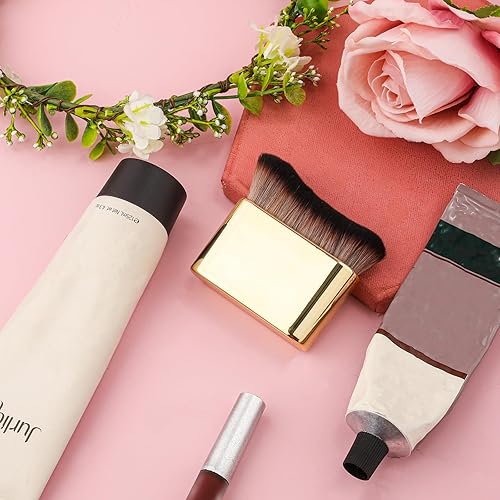 Miniatura 3 de Cepillo autobronceador, cepillo de mezcla aplicador autobronceador para bronceador de belleza, maquillaje en aerosol, mezcla de bronceado, cepillos