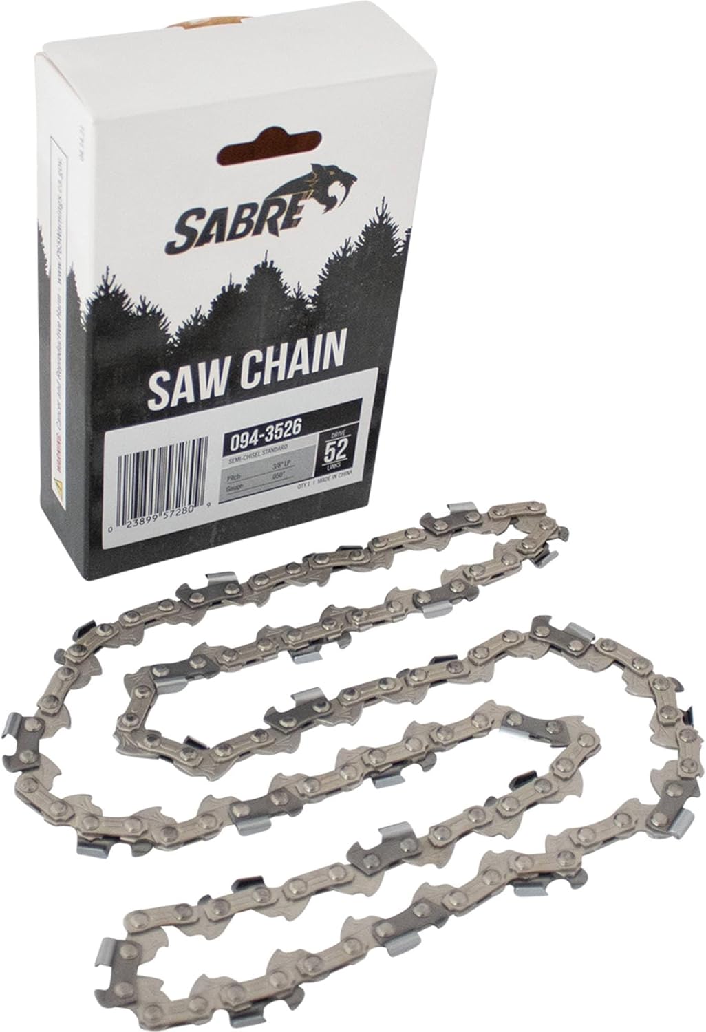 Stens 094-3526 3/8" LP .050" Gauge 52 DL Chainsaw Chain Compatible with/Replacement for Oregon Ref. 91VS052G, 91VX052G, 91VXL052CK, 91VXL052G Chainsaws