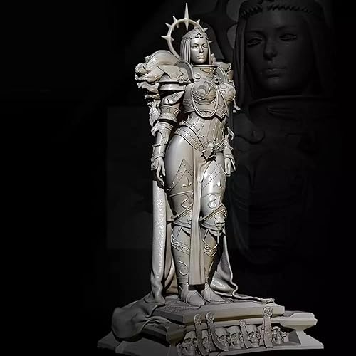 Splindg 124 2.953 in Armadura antigua Mujer Guerrero Resina Carácter Modelo Kit sin pintar auto-ensamblaje19705P
