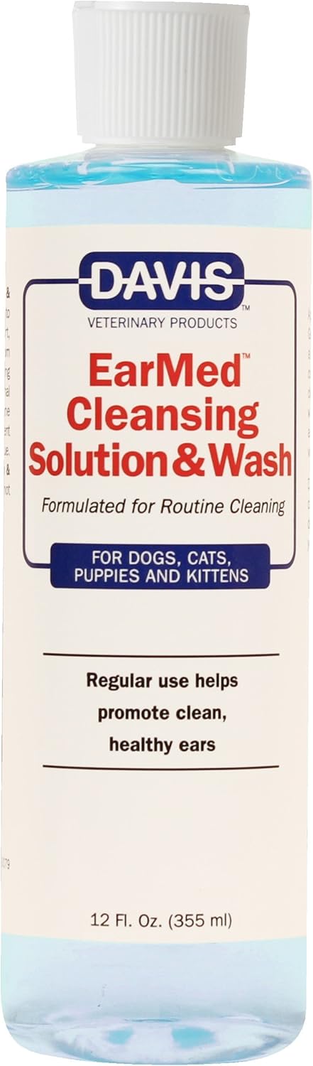 Davis EW12 EarMed Pet Cleaning Resolution & Wash, 12 oz