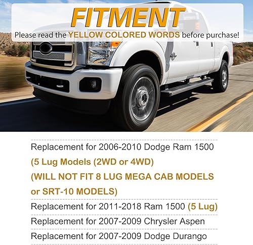 Miniatura 2 de WEIZE Kit de freno delantero y trasero para camión y remolque, acero de alto carbono y rotores ranurados perforados de refrigeración máxima +