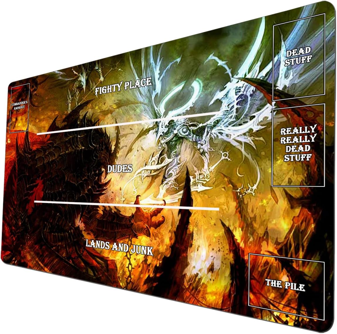 MTG Mats Fantasy Dark TCG Playmat Table Mats Compatible for