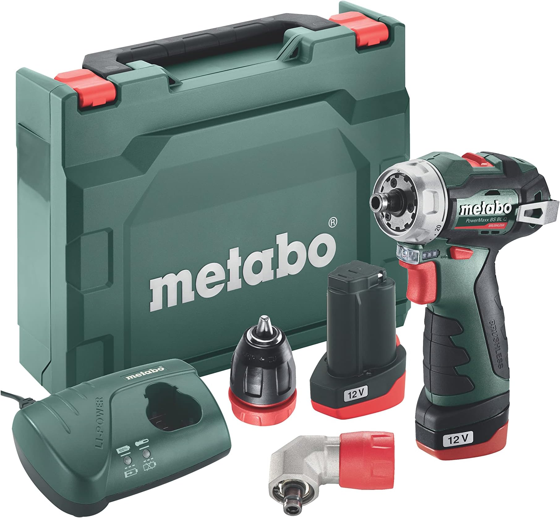 Brushless Drill/Screwdriver 12V 2 x 2.0Ah Li-ion