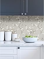 Vista 4 de NuWallpaper Grey Mirei Peel & Stick Wallpaper