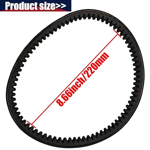 Miniatura 4 de KT196 - Correa de transmisión compatible con la serie 30, correa convertidora de par Powersports Coleman KT196cc 4 ruedas 196cc 6.5HP Comet 203589