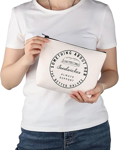 Miniatura 7 de PWHAOO Bolsa de maquillaje inspirada en programas de televisión, bolsa de cosméticos para equipo, Equipo Ariana M